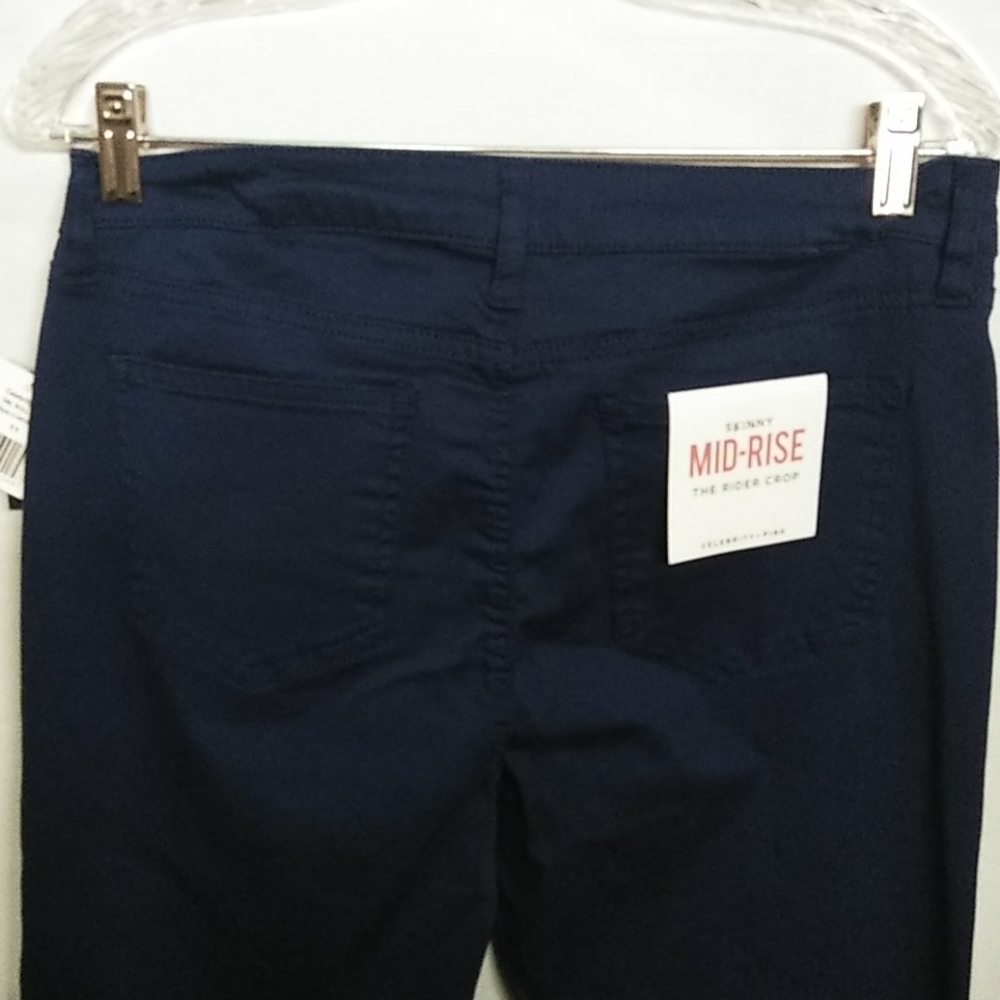 Rider Crop Mid Rise 11/30 Skinny Stretch NEW - Picture 3 of 6